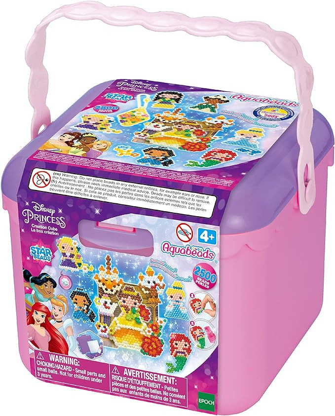 AquaBeads Disney Princess Creation Cube, Complete Arts & Crafts Bead Kit for Children - Over 2,50... | Amazon (US)