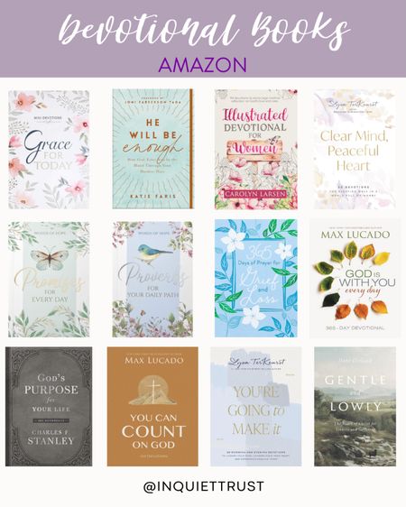 Strengthen your connection to God through these inspirational devotional books!
#amazonfinds #whattoreadnext #christianbooks #giftsforher

#LTKstyletip #LTKGiftGuide #LTKfindsunder50