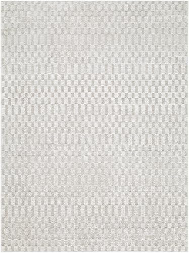 Livabliss x Rachel Zoe The Studio Edit Modern Area Rug, 7'10" x 10', Light Gray/Cream | Amazon (US)