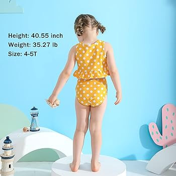 YOUNGER TREE Toddler Baby Girls Summer Swimsuit Sleeveless Striped Swimwear Two-Piece Suit Beach ... | Amazon (US)