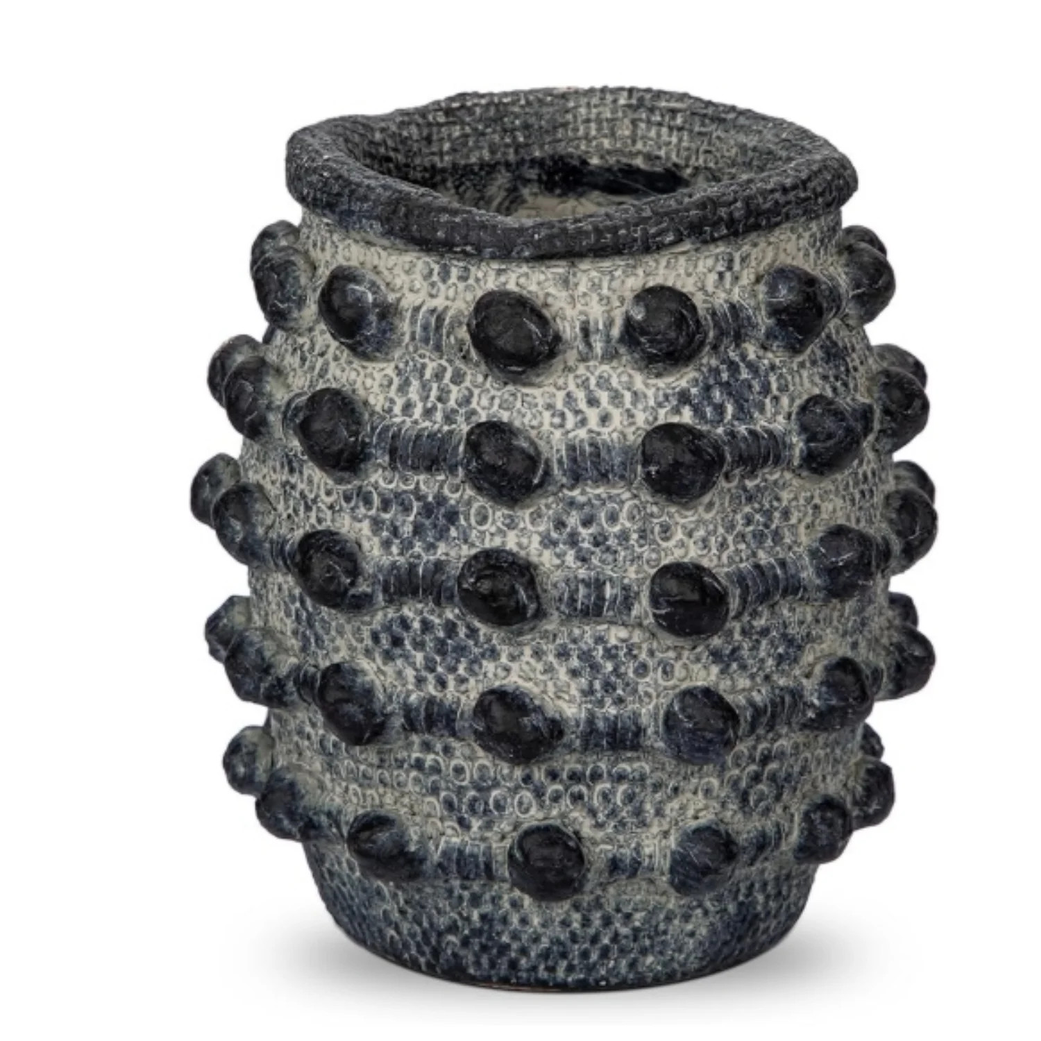 Rustic Farmhouse Vase, Boho Smoky Black Vase for Pampas Grass Small Textured Knotted Vase for Flo... | Walmart (US)