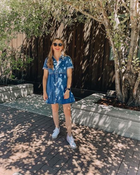 Denim dress- tts! SO CUTE!
Perfect to wear with sneakers for summer. 
Maternity, postpartum, blue dress


#LTKbaby #LTKstyletip #LTKbump