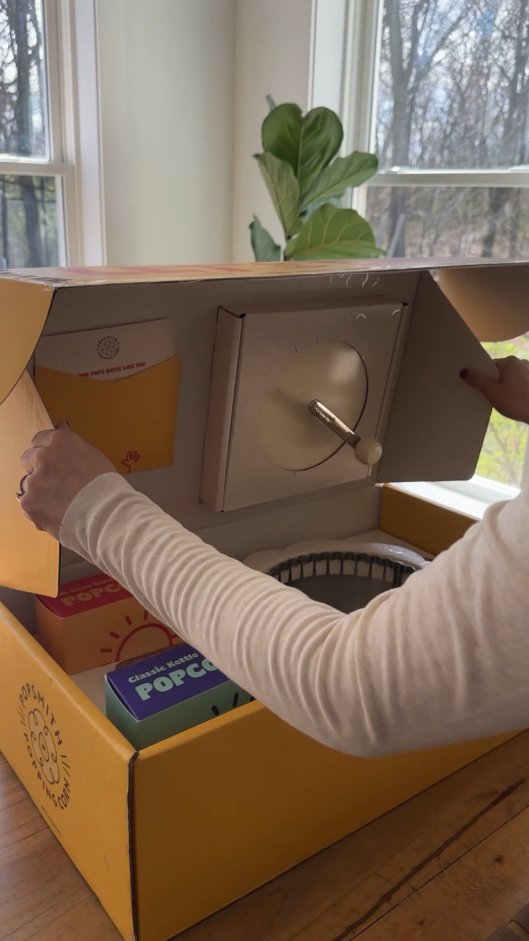 OK, if you guys are looking for a fabulous family gift, this is it!! We are always making popcorn for movie nights and especially these cold winter nights!! this is such a healthy option. It comes with everything that you need to make a full pot of popcorn.! 
It cooks in a way that it will not burn!! Love love love this!!! 🙌🙌🙌
Is this something they definitely will not expect but will love!! 

#LTKGiftGuide #LTKHoliday