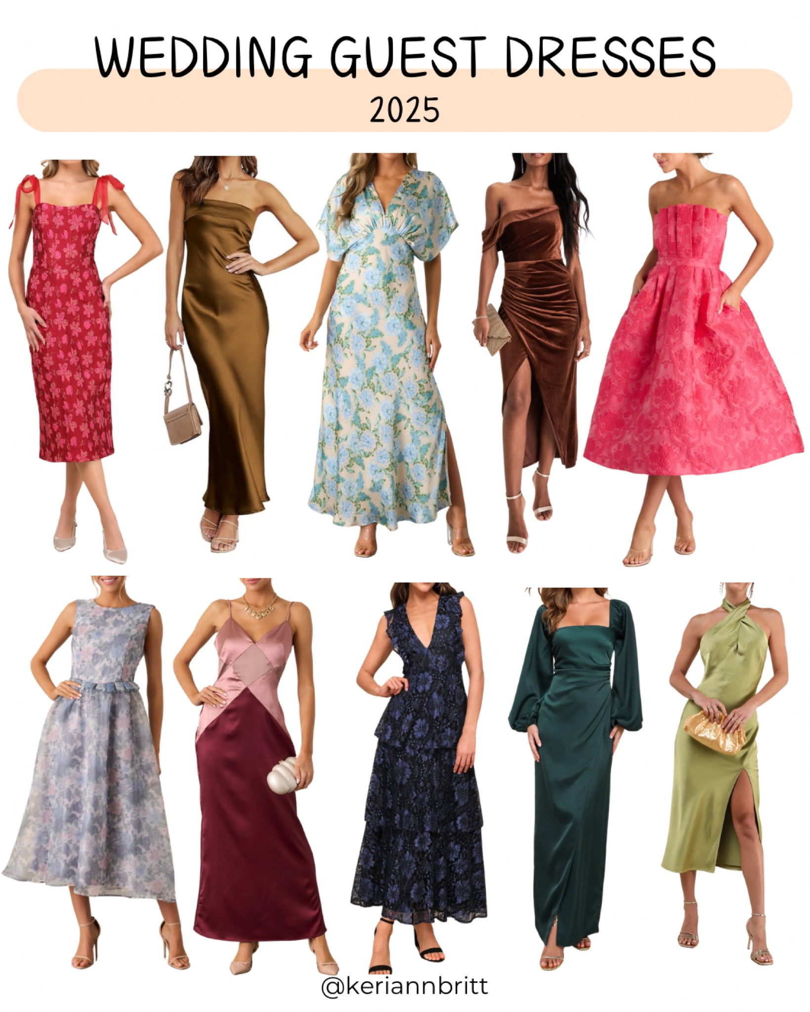 Wedding Guest Dresses 2025 

Lulu’s / amazon fashion / wedding guest / red dress boutique 

#LTKWedding #LTKFindsUnder100