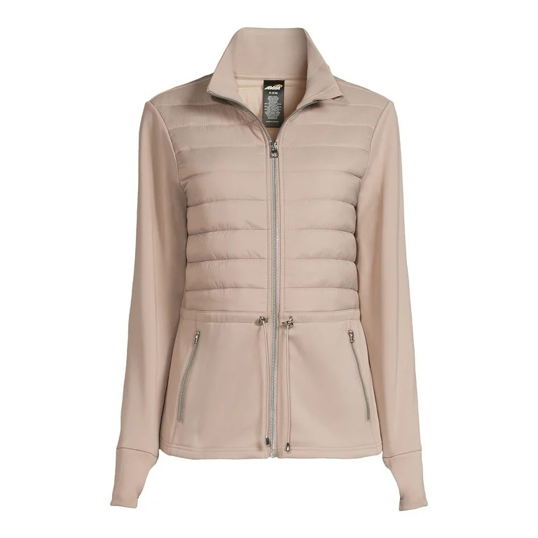 Avia Women's Mixed Media Jacket, Sizes XS-XXXL - Walmart.com | Walmart (US)