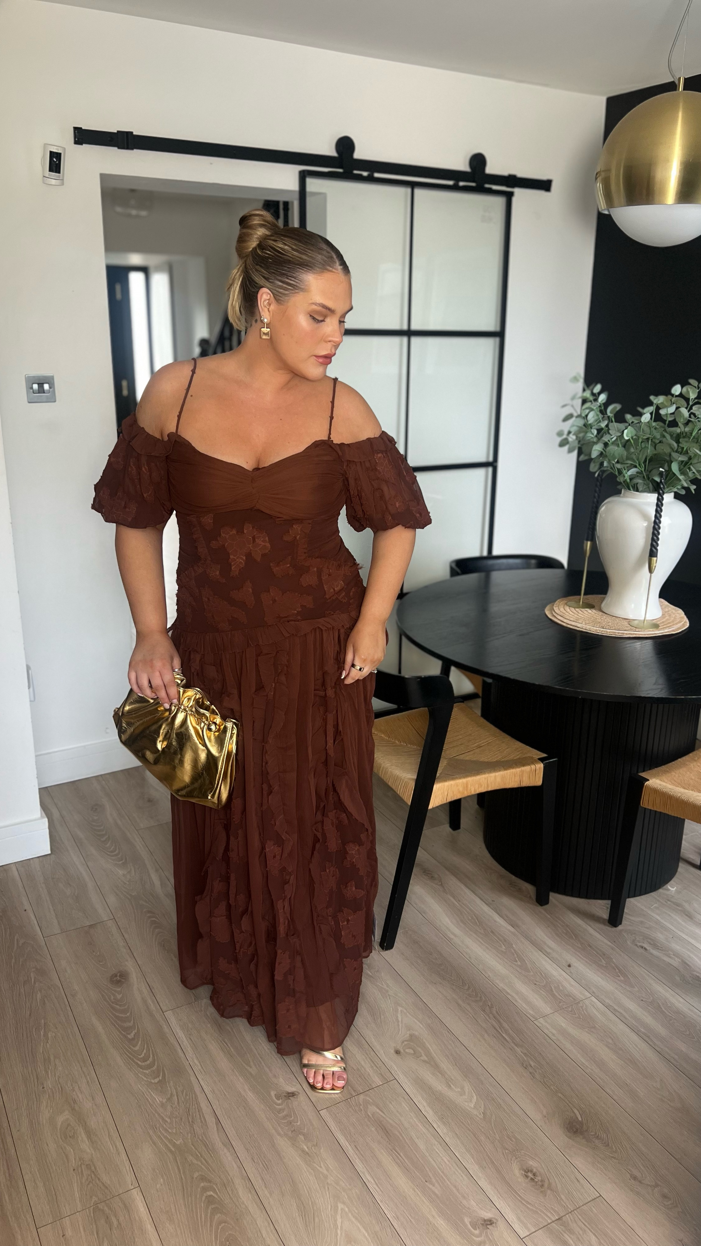 Wedding guest dress. Occasion wear. Maxi dress. Pink dress. Brown dress. Baby shower dress. Holiday dress. Midsize dress. Size 18 dress. Curve fashion. Maternity fashion. 

#LTKuk #LTKwedding #LTKstyletip