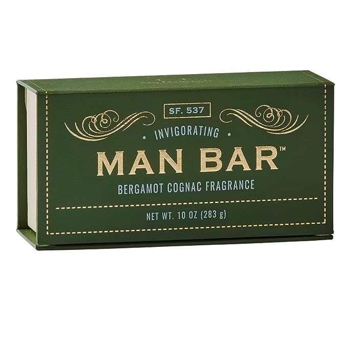 San Francisco Soap Company Bergamot and Cognac Fragrance Man Bar - Invigorating - No Harmful Chem... | Amazon (US)