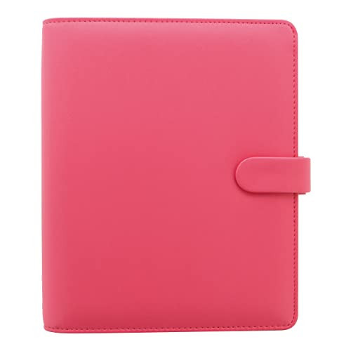 Filofax Saffiano Organizer, A5 Size, Peony - Cross-Grain, Leather-Look, Six Rings, Week-to-View Calendar Diary, Multilingual, 2024 (C028761-24) | Amazon (US)
