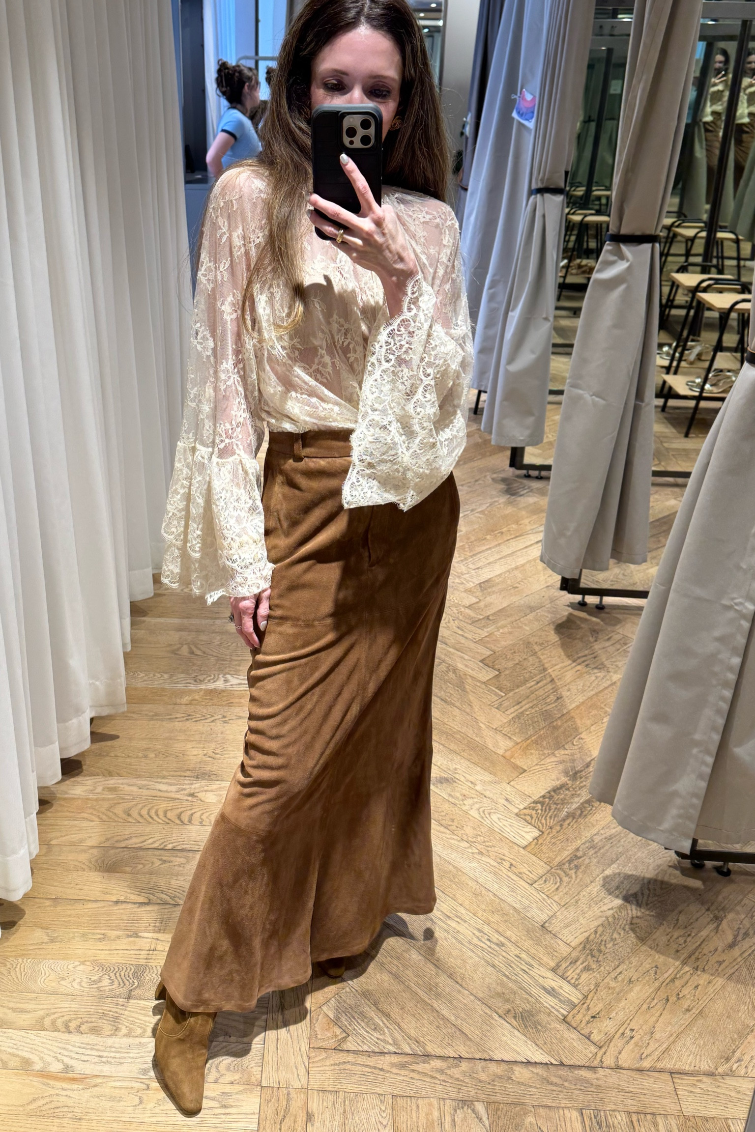 Lace and suede! Wearing 0 and xs

#LTKStyleTip #LTKOver40 #LTKSeasonal