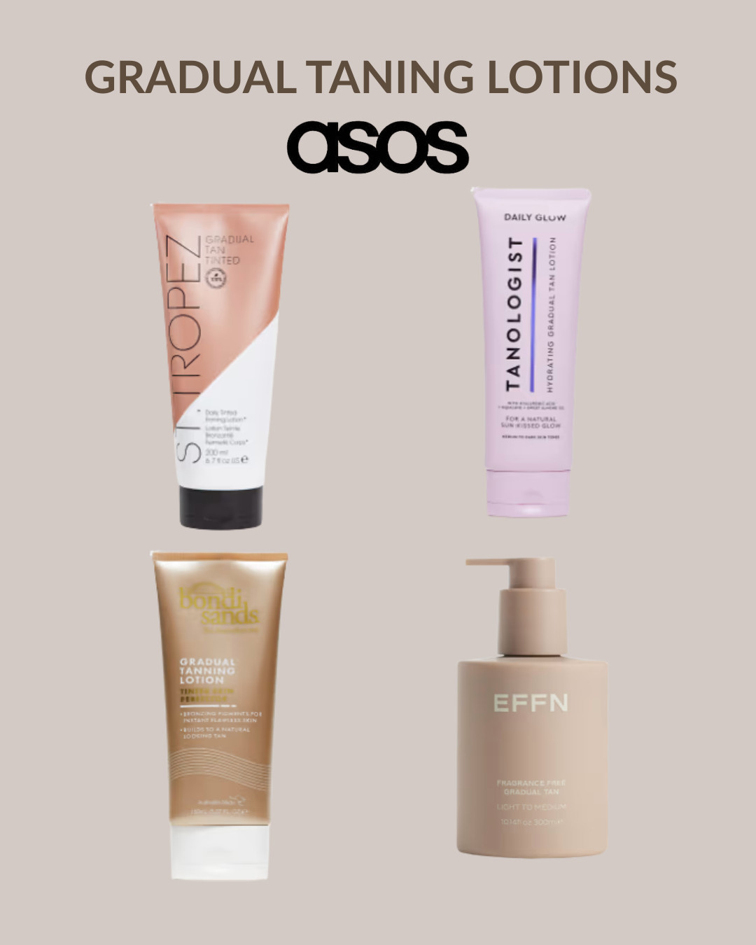 Gradual tanning lotions are my favourite way to get a warm glow!  

 #LTKasia #LTKsummer #LTKbeauty