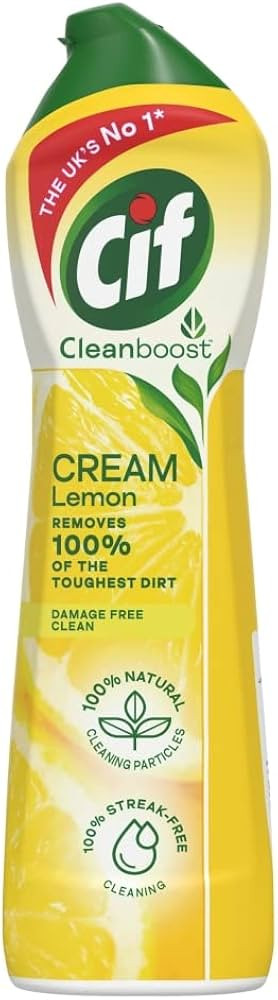 Cif Cream Lemon with Microparticles, 500ml | Amazon (US)