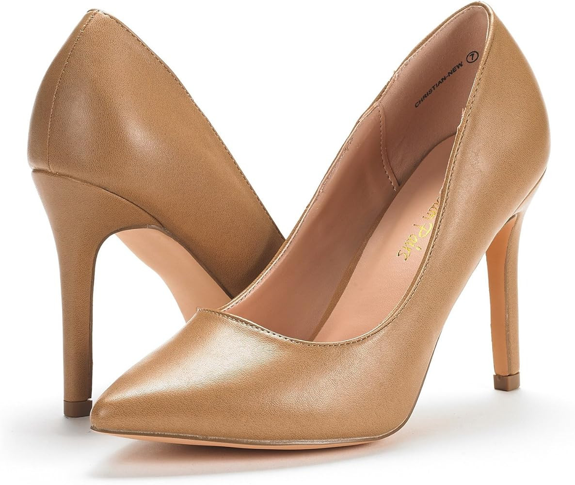 DREAM PAIRS Women's Heels Pump Shoes | Amazon (US)