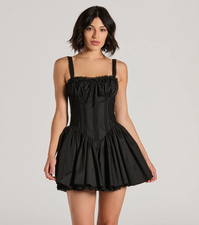 So Darling Woven Drop-Waist Skater Dress | Windsor Stores