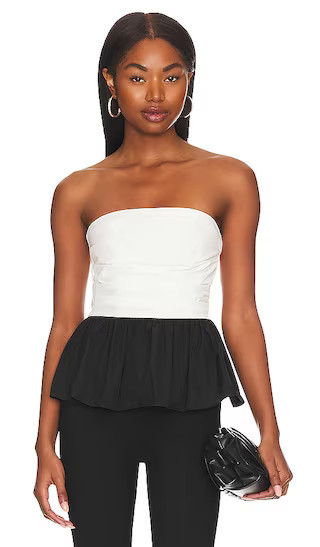 Gaston Top in Black & White | Revolve Clothing (Global)