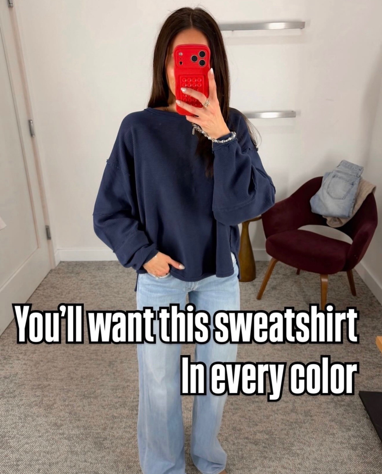 Cozy and stylish sweatshirt for winter, easy winter outfit, casual winter style, annabrstylee

#LTKSeasonal #LTKootd #LTKOver40