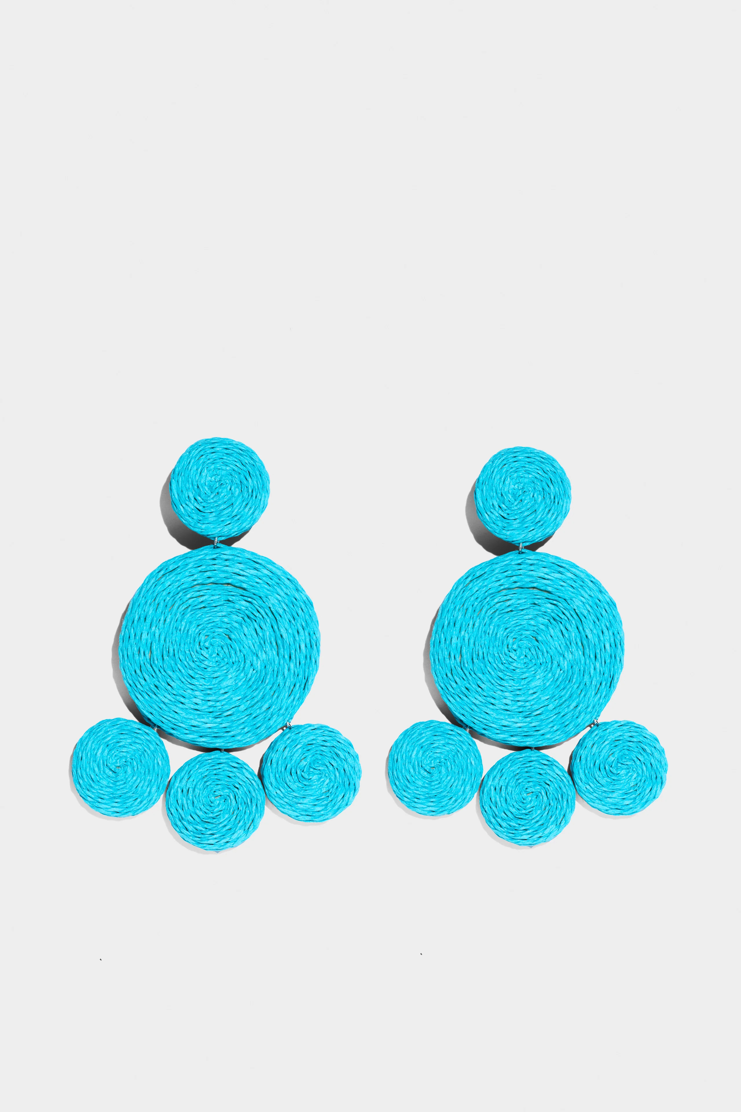 Raffia
           Deco Earring in Panama Blue | Simon Miller