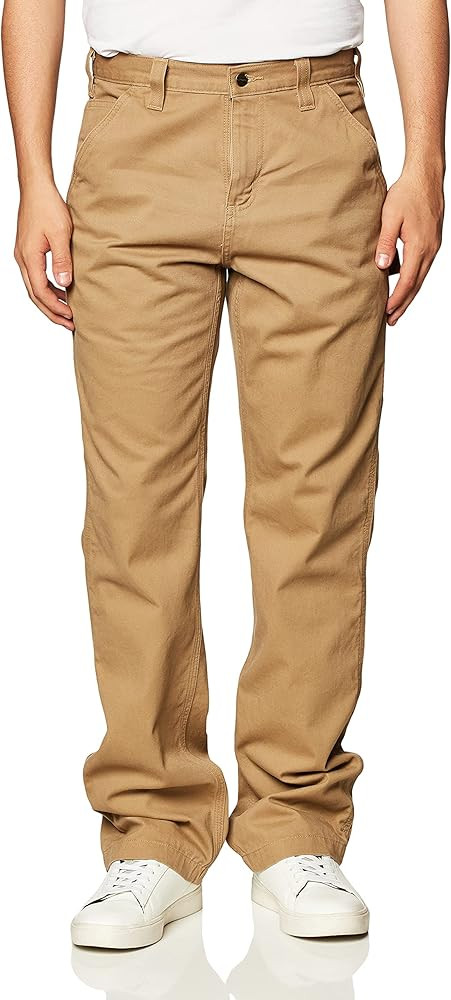 Amazon.com: Carhartt Men's Relaxed Fit Washed Twill Dungaree Pant, Dark Khaki, 36W X 30L: Casual ... | Amazon (US)