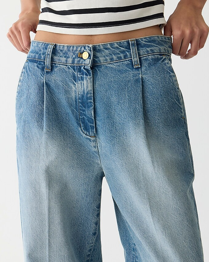 Wide-leg essential jean in Ruth wash | J. Crew US