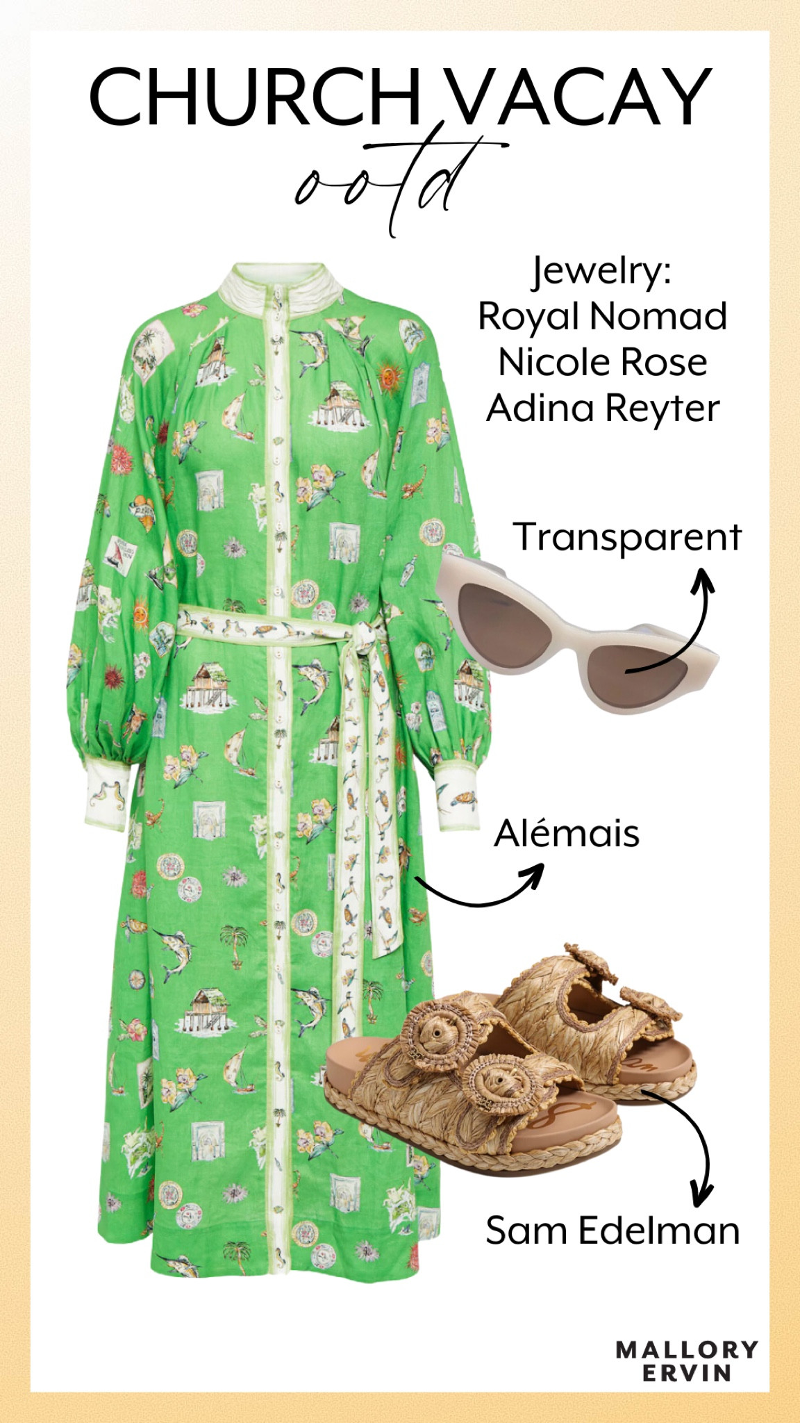 Church OOTD for family vacay 💚✨

#LTKStyleTip #LTKTravel #LTKFamily