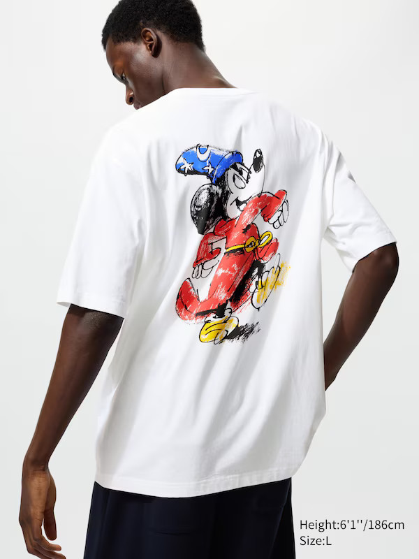 Disney Art UT Graphic T-Shirt | Sorcerer Mickey Mouse | UNIQLO (US)