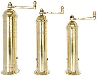The Original European Salt and Pepper Mill 9” Brass Salt Mill | Amazon (US)