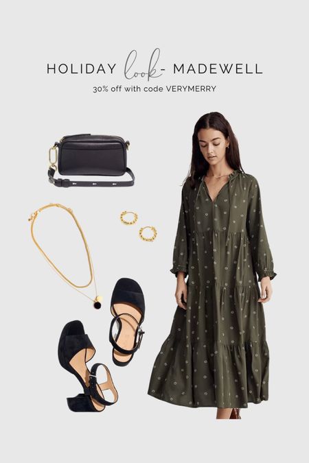 Holiday look with Madewell! Use code VERYMERRY to save 30% off everything. 

Holiday dress
Crossbody bag
Christmas outfit 

#LTKHoliday #LTKshoecrush #LTKsalealert