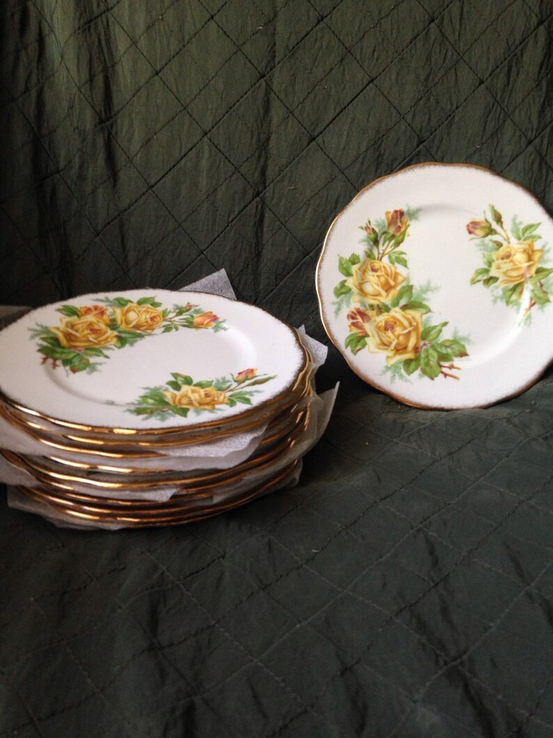 Royal Albert Tea Rose bread plate | Etsy (CAD)