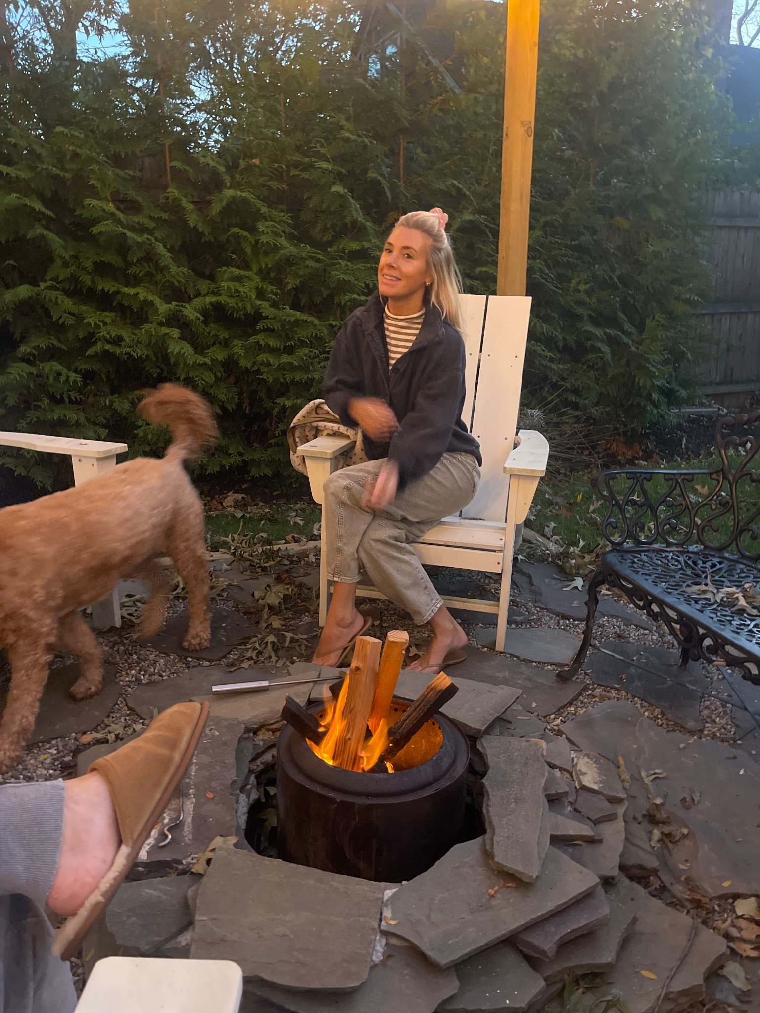 Cozy and casual fall outfit 