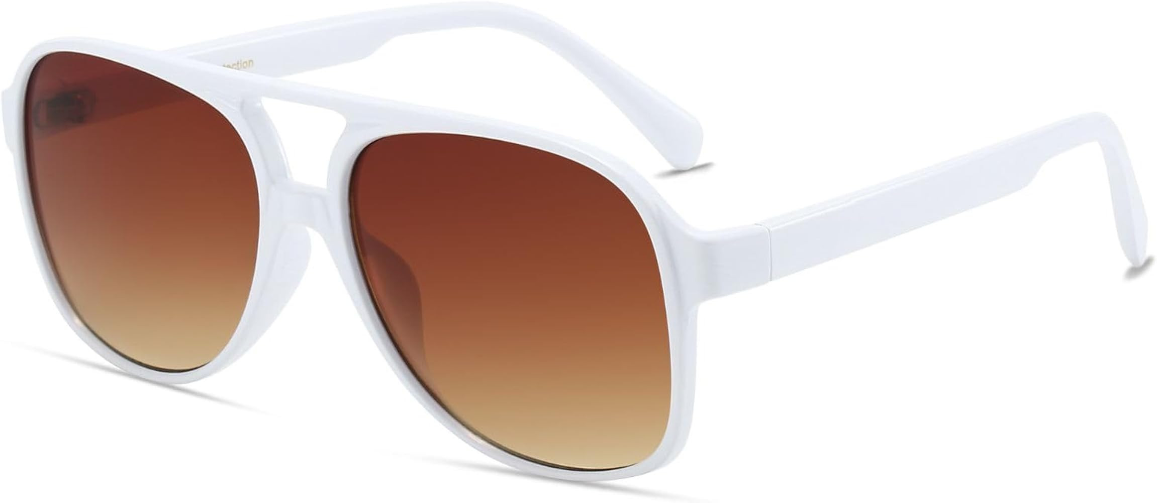 Freckles Mark Vintage Retro 70s Sunglasses for Women Men Classic Large Square Aviator Trendy Glas... | Amazon (US)