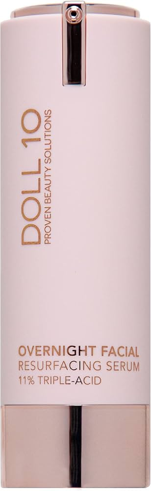 Doll 10 - Smooth Assist Overnight Facial 11% Triple-Acid Resurfacing Serum - Proven Overnight Tra... | Amazon (US)