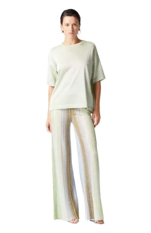 Missoni Partialized Striped Palazzo Trousers With Sequins in Multicoloured at Nordstrom, Size 42 It | Nordstrom