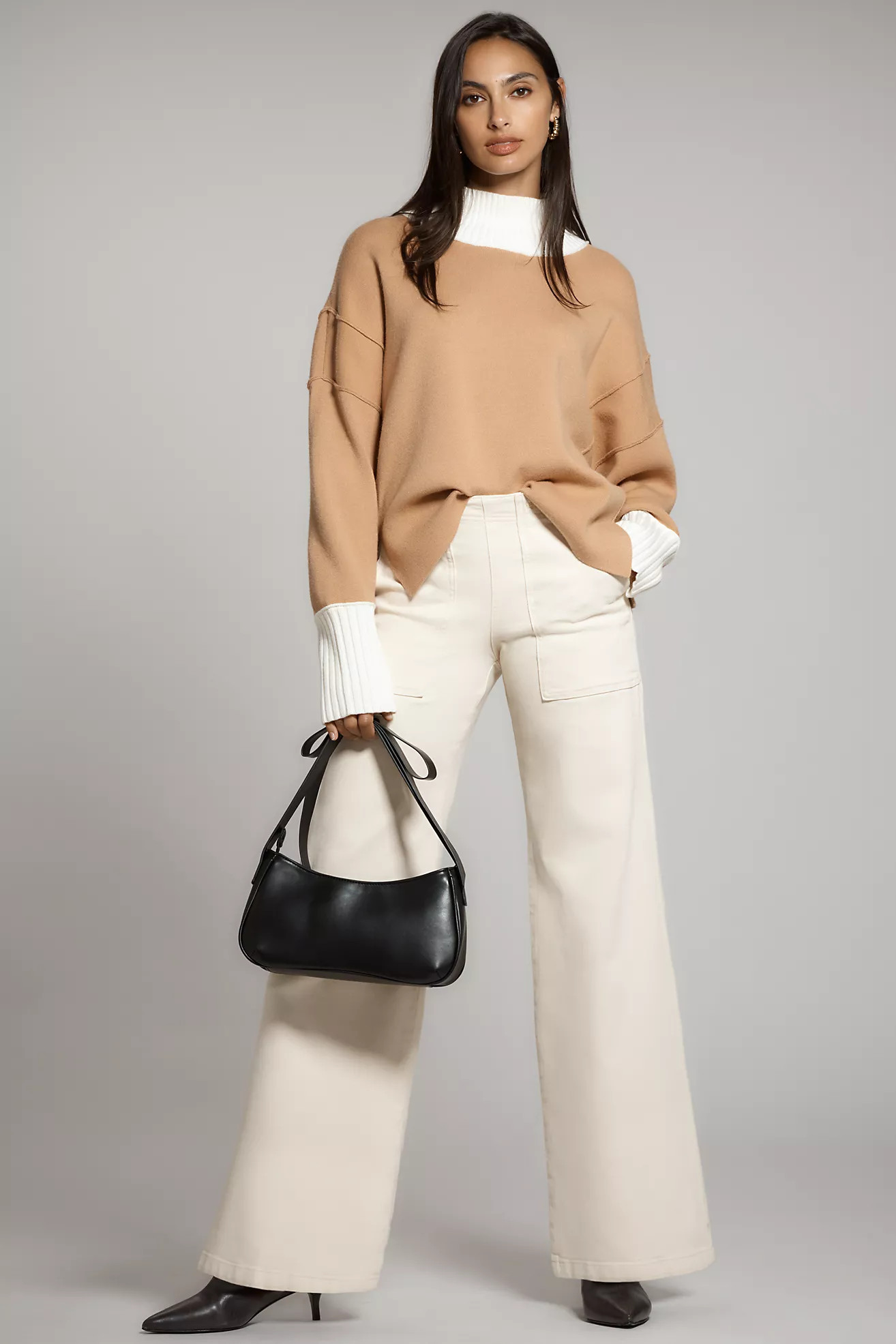 The Kit High-Rise Wide-Leg Utility Trouser Jeans by Pilcro | Anthropologie (US)