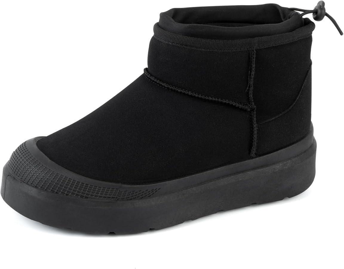 Samilor Platform Mini Boot for Women Short Ankle Boot Suede Upper Winter Boots Warm Fur Fleece Li... | Amazon (US)