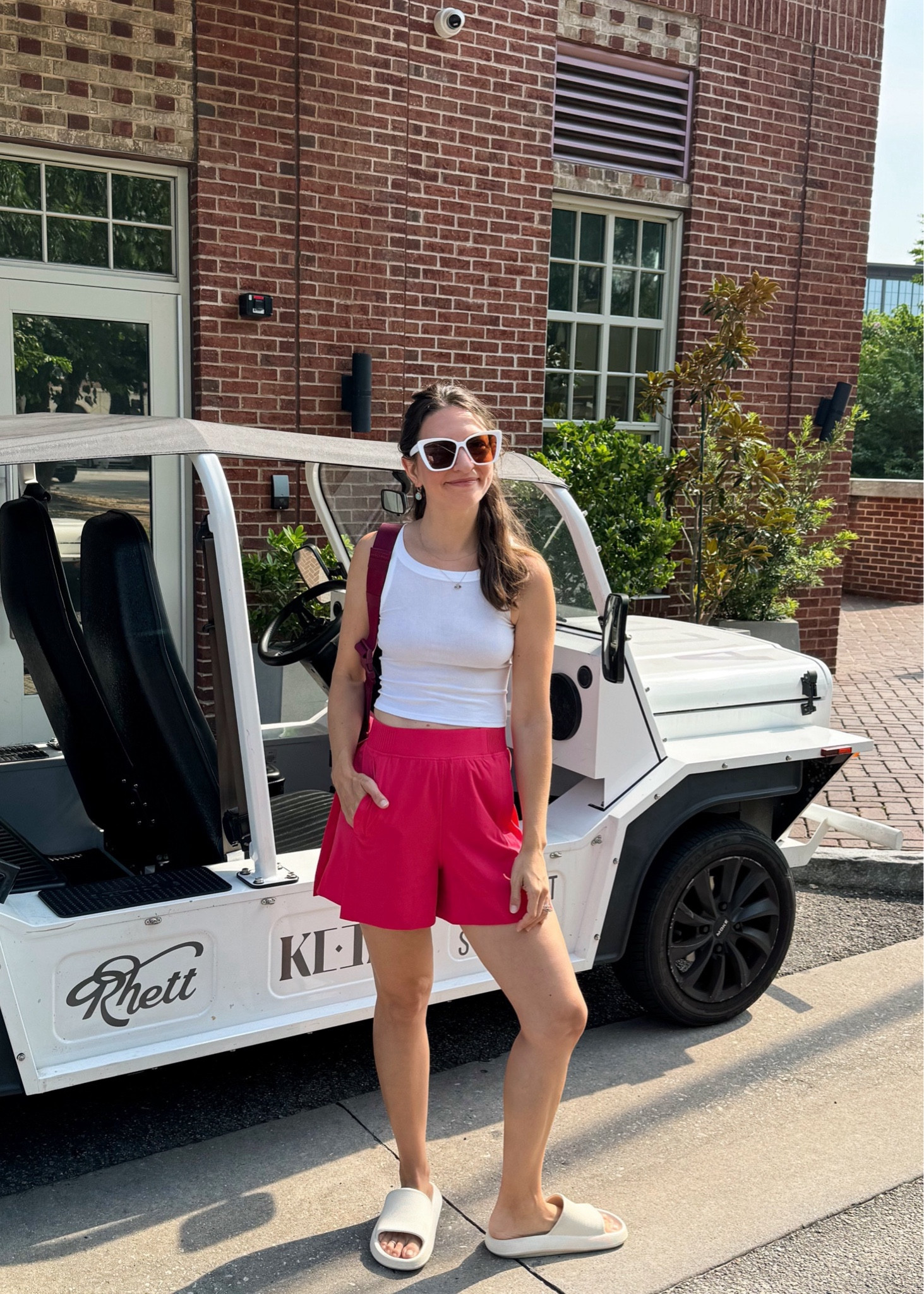 I recently visited @lululemon for the first time & while I still haven’t figured out my size in their leggings 🤪, I did find these super flattering, high waisted, lightweight shorts! I wore them with a striped sweater today & sneakers & plan on wearing them well into fall  

#LTKSeasonal #LTKTravel #LTKActive