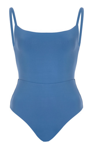 Square-Neck Open-Back One-Piece Swimsuit | Moda Operandi (Global)