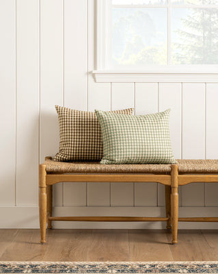 Finola Plaid Pillow Cover Brown | McGee & Co. (US)