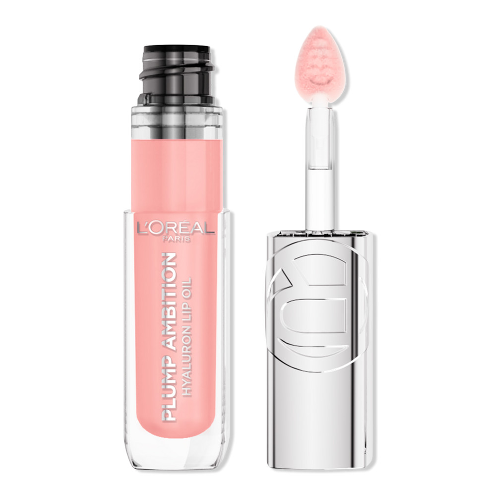 L'Oreal Plump Ambition Hyaluron Lip Oil 24HR Care with Hyaluronic Acid - Milky Nu 201 | Ulta