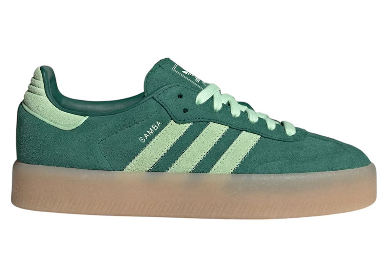 Adidas Sambae (Women's) Sneakers in Collegiate Green/Semi Green Spark/Gum | StockX