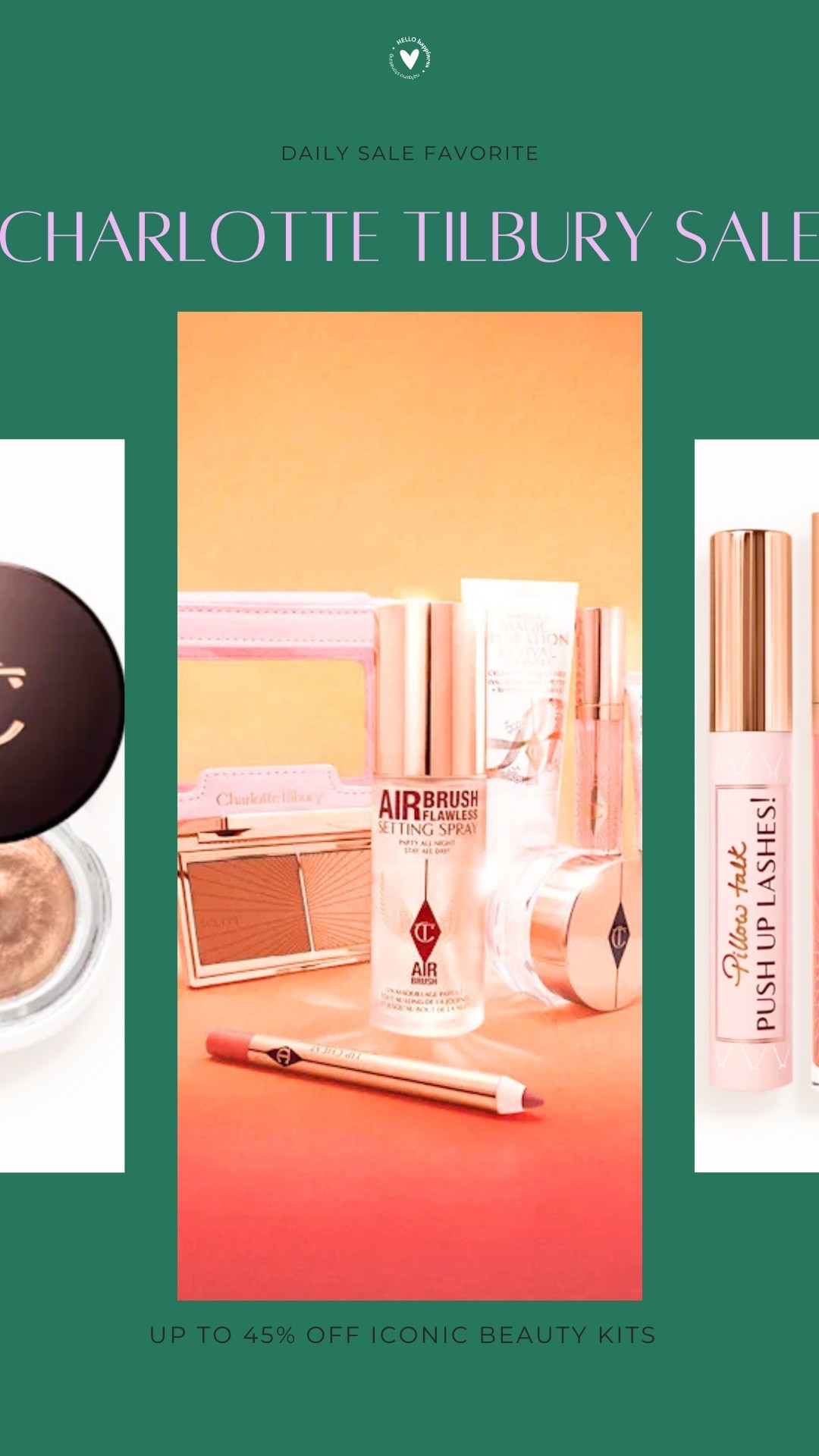 Beauty lovers, don't miss this one! ✨ Stock up on Charlotte Tilbury favorites with up to 45% off on iconic beauty kits. Perfect time to grab your go-to products or try something new! 💕

#LTKBeauty #LTKgrwm #LTKSaleAlert