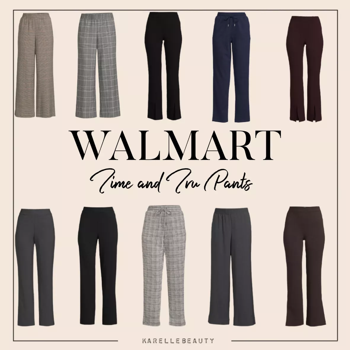 Time and Tru Women's Flare Ponte Pants, 30 Inseam for Regular -  Walmart.com