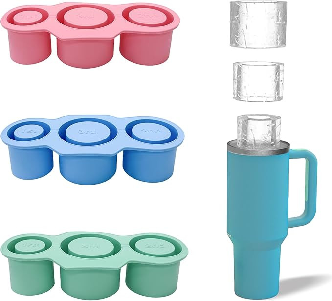 Ice Cube Tray ，Ice mold, Ice tray tool, ice cube, 20-40oz, silicone ice cube tray with lid, sui... | Amazon (US)