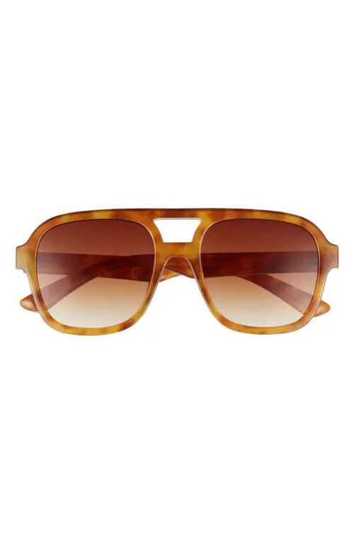AIRE Whirlpool 53mm Aviator Sunglasses in Vintage Tort /Brown Grad at Nordstrom | Nordstrom