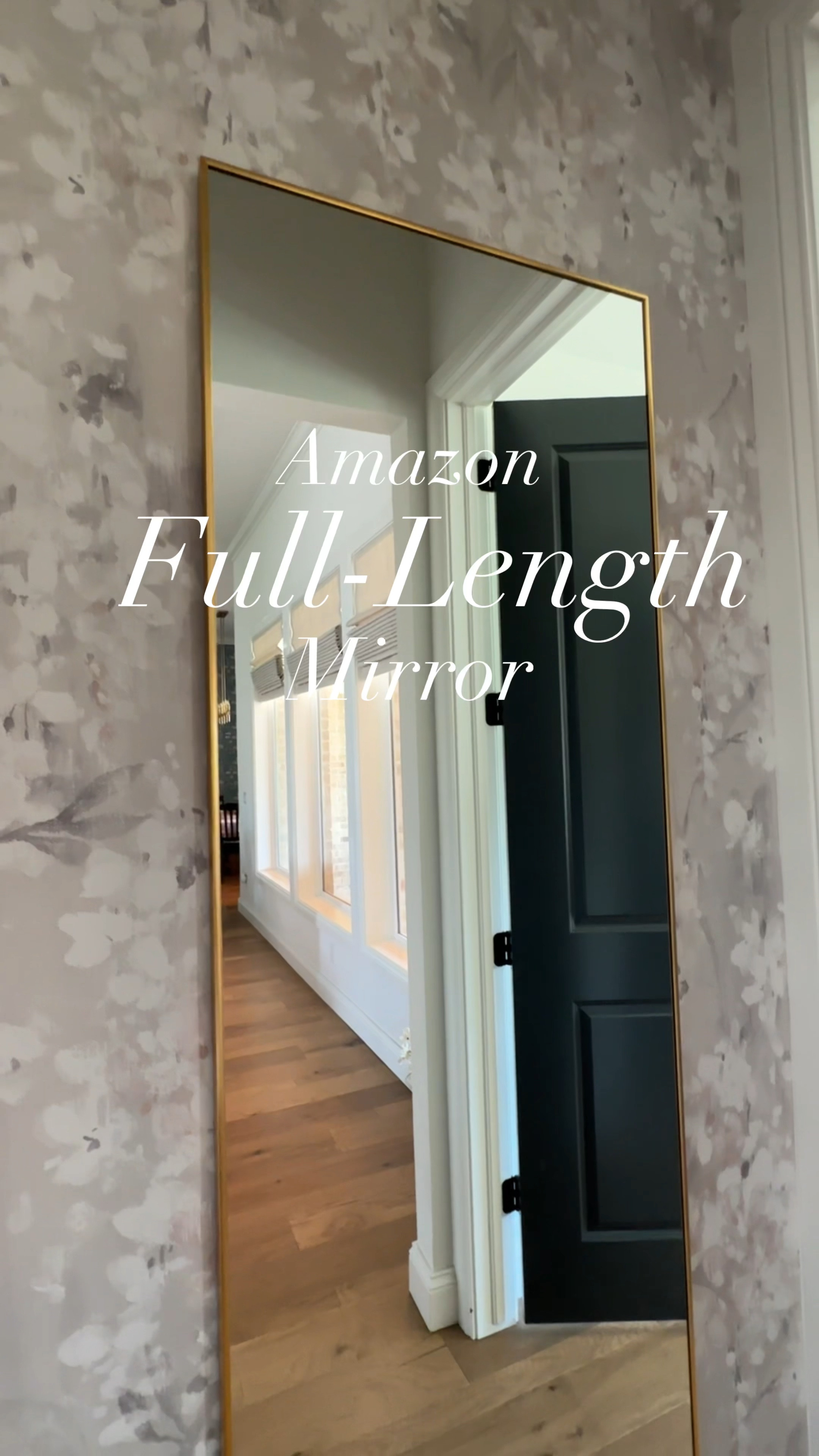 This is the perfect sized mirror for any space. It’s full length, but not bulky and sits pretty flat to the wall. 

#LTKhome #LTKGiftGuide