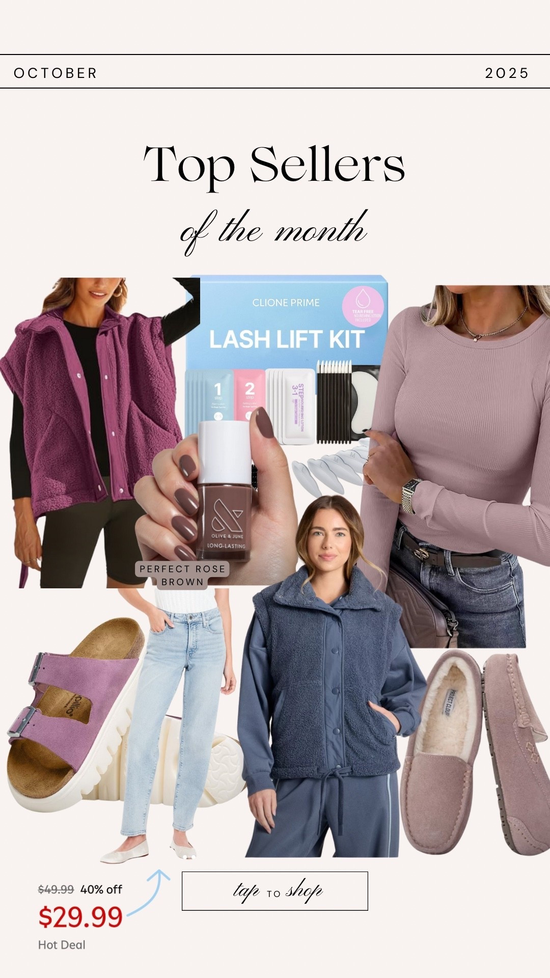 October Best Sellers so far! 🍂 I own so many of these myself and absolutely love them! ✨


HOC / summer / Beasummer / fall fashion / fleece vests / slippers 