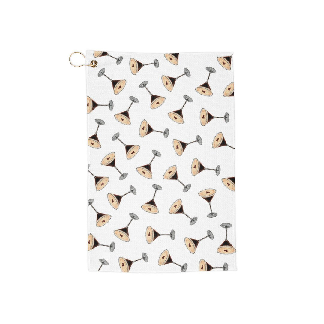 Golf Towels, Espresso Martini Golf Towel, Golf Accessory, Golf Gift, Golf Towel Set, Golf Course ... | Etsy (US)