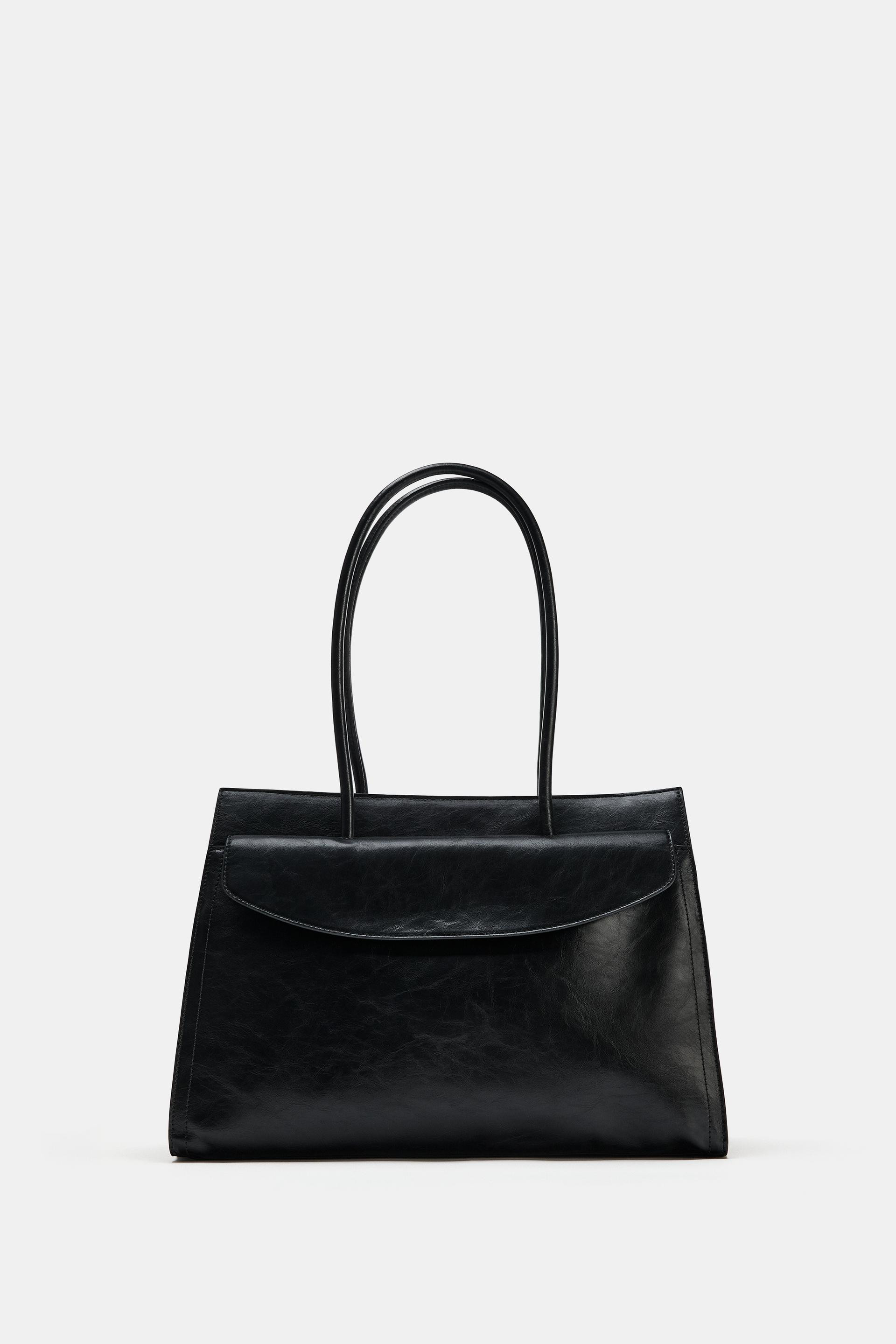 Zara - Flap Shoulder Bag - Black - One Size Only - Woman | Zara Canada