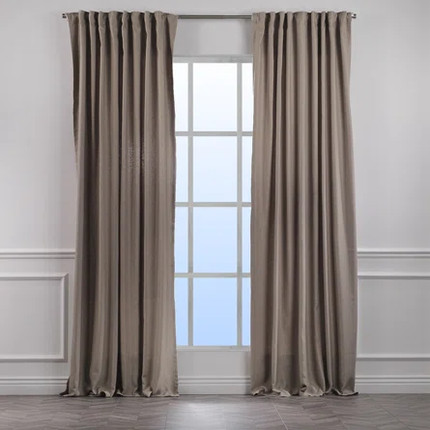 Lilijan Home & Curtain Decorative Room Darkening Curtain Panels | Wayfair