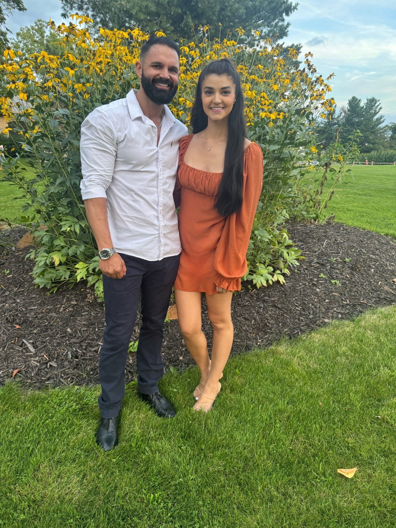 Our first fall wedding of the year! 
My dress is from Cider & my heels are from Shein. Unfortunately the dress is sold out but I linked similar! The heels are actually very comfortable especially for the price! 

#fallwedding #fallfashion #cider

#LTKSeasonal #LTKShoeCrush #LTKFindsUnder50