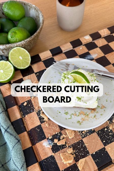 My favorite checkered cutting board. I have the large version and that’s what I use in all my videos. 

#LTKHome