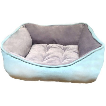 Nandog Reversible Pet Bed, 21"" x 25"" x 10"", Light Blue/Gray | Walmart (US)